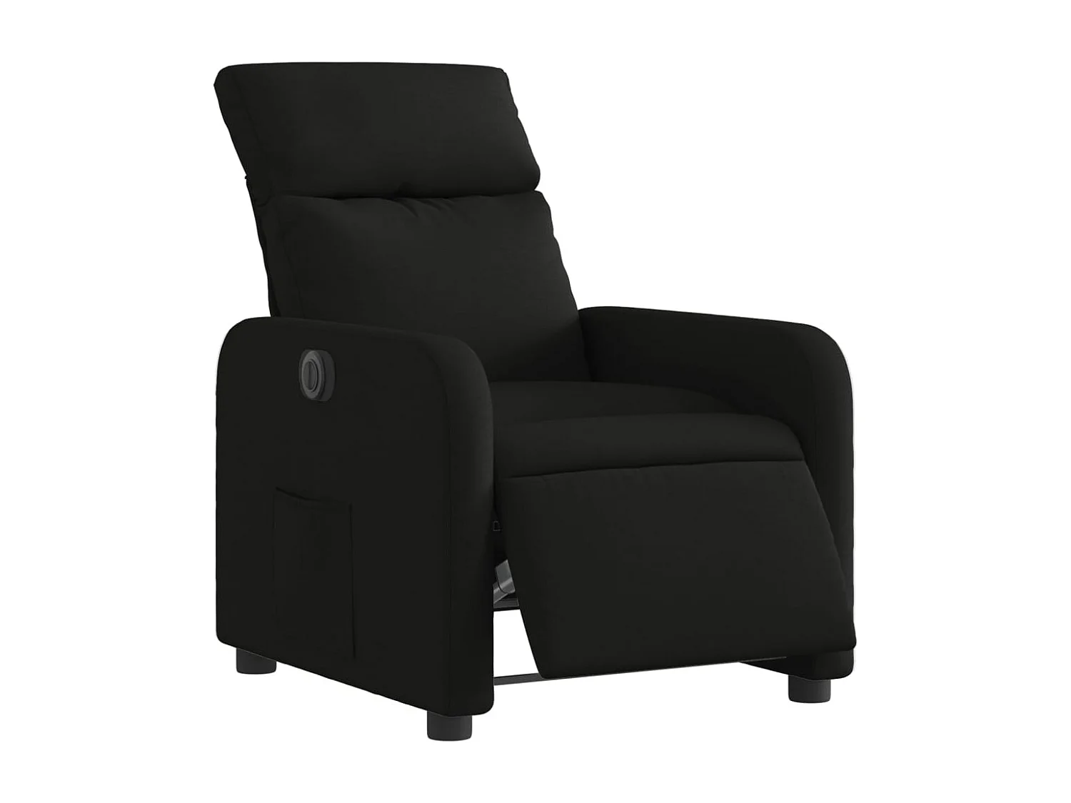 Fauteuil relax TV fonction tissu noire 66 x 89.5 x 95.5 cm DEC028495