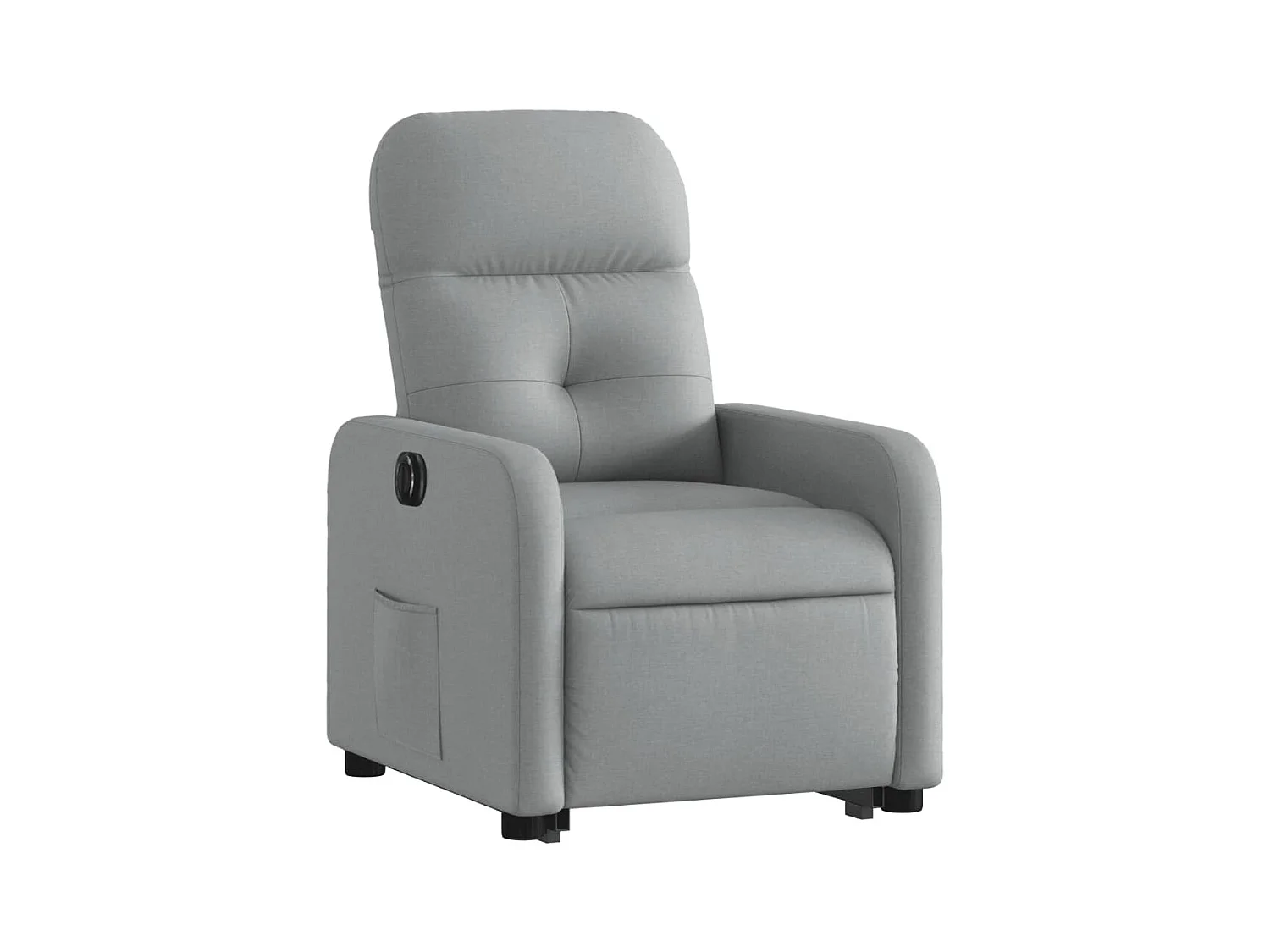 Fauteuil relax TV fonction tissu grise 66 x 89 x 96 cm DEC028323