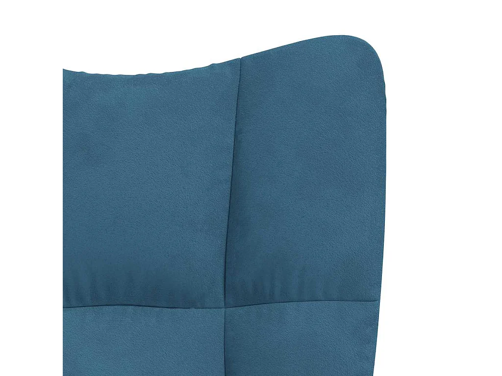 Fauteuil lounge chaise de bleue 61 x 70 x 96.5 cm DEC026565