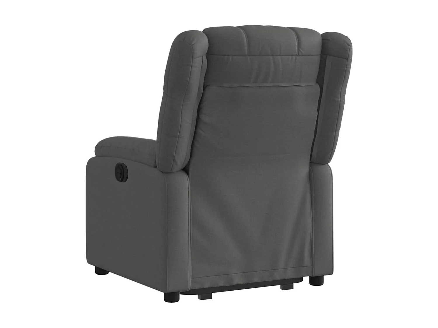 Fauteuil relax TV rembourrage tissu grise 77 x 95 x 99 cm DEC027932