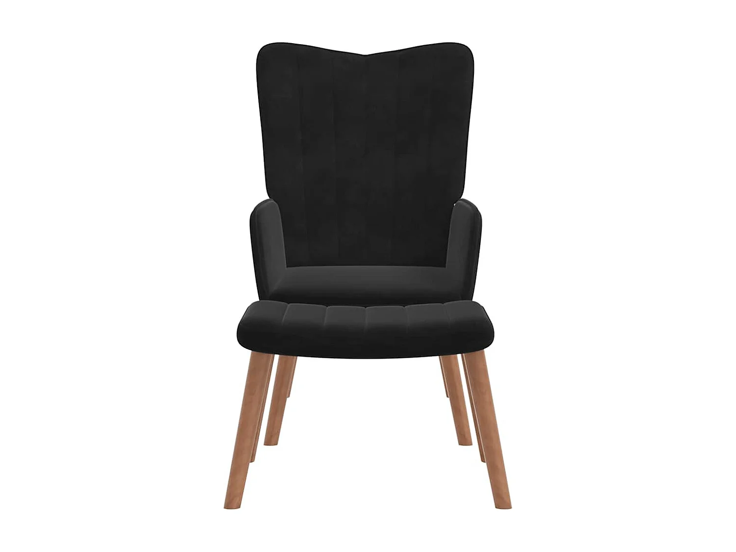 Fauteuil lounge chaise de noire 61.5 x 69 x 95.5 cm DEC026542