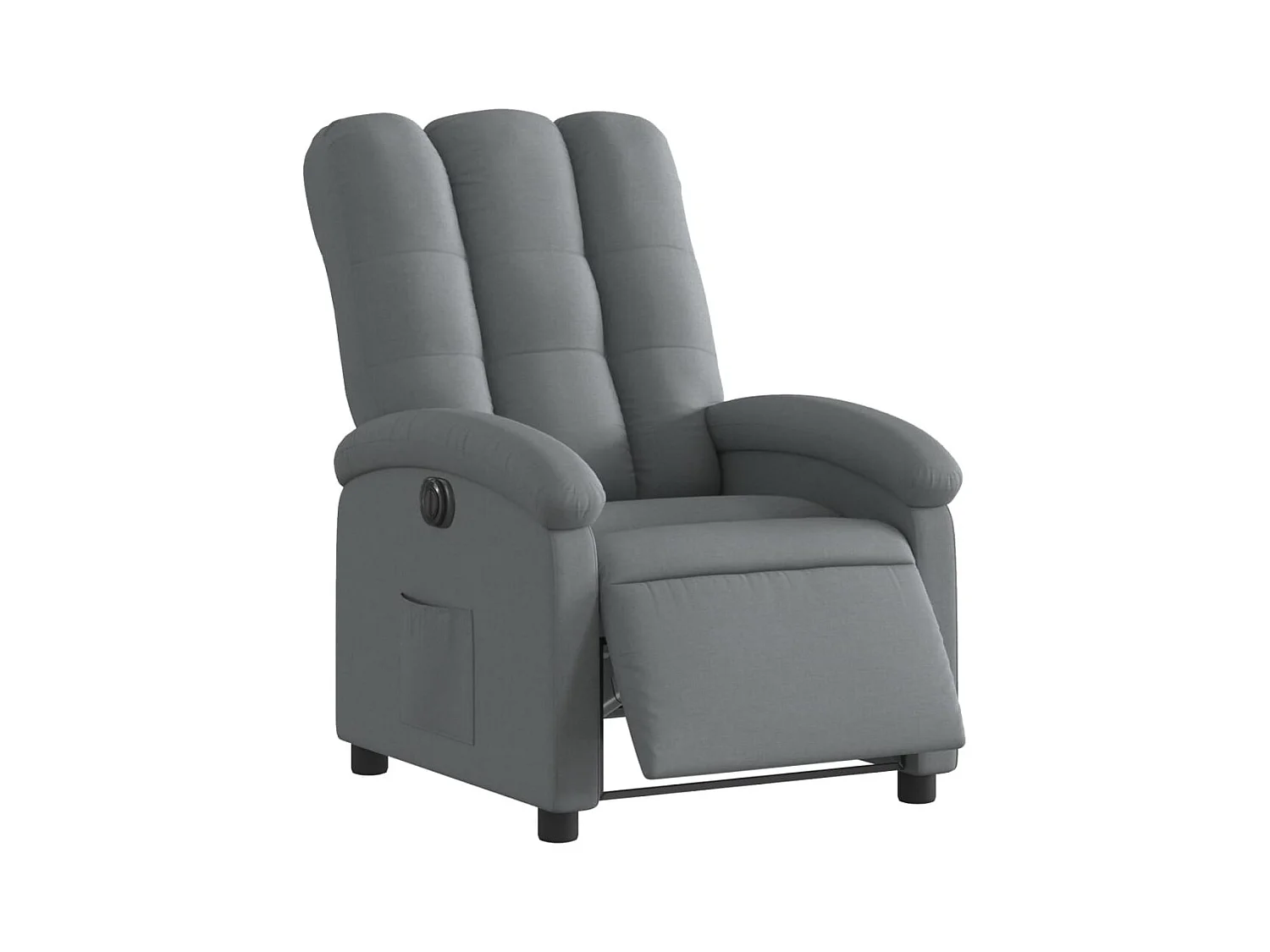 Fauteuil relax TV fonction tissu grise 70 x 93 x 101 cm DEC028358