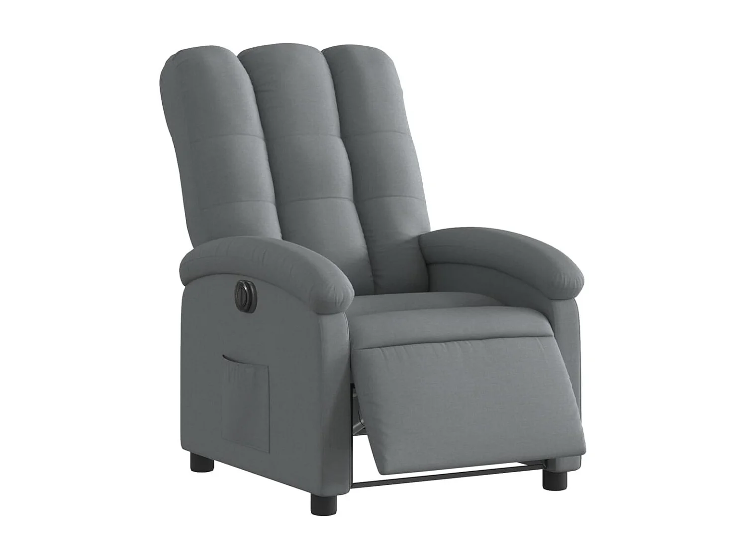 Fauteuil relax TV fonction tissu grise 70 x 93 x 101 cm DEC028358