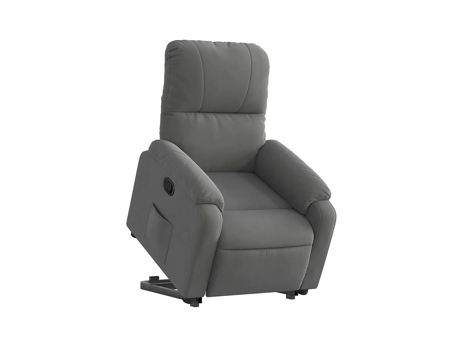 Fauteuil relax TV rembourrage grise 75 x 89.5 x 103.5 cm DEC027962