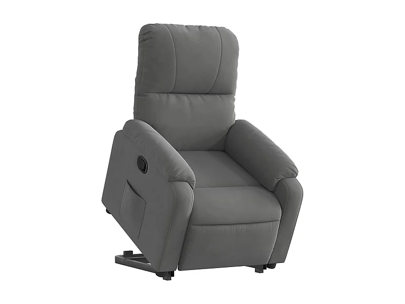 Fauteuil relax TV rembourrage grise 75 x 89.5 x 103.5 cm DEC027962