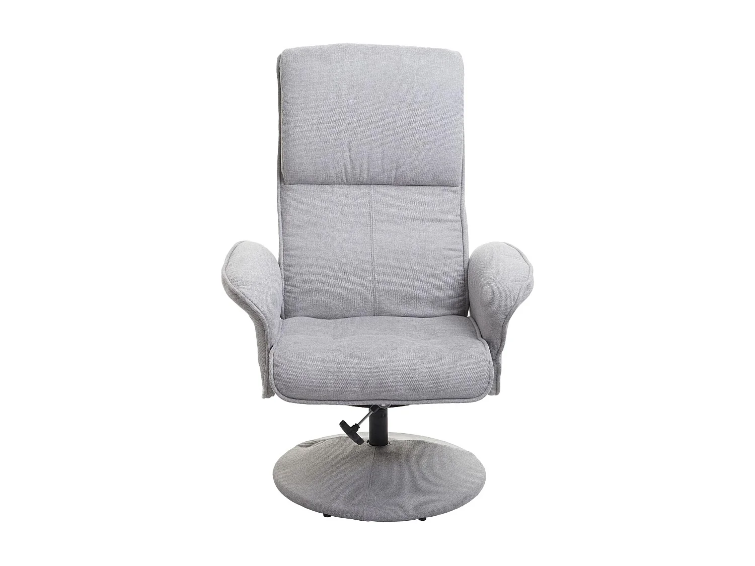 Fauteuil de relaxation TV tissu grise 75 x 59 x 114 cm 04_0003104