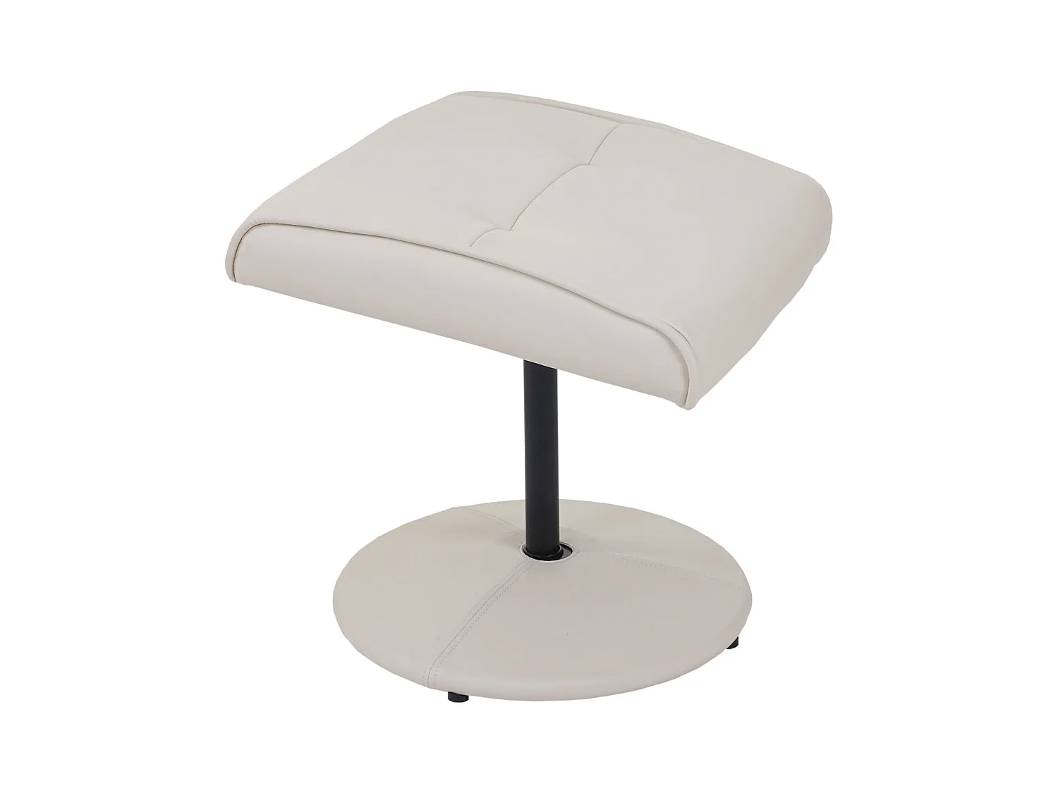 Fauteuil TV de relaxation crème 75 x 59 x 114 cm 04_0003106