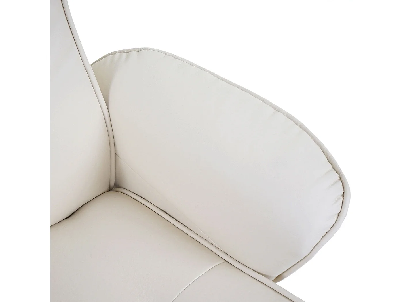 Fauteuil TV de relaxation crème 75 x 59 x 114 cm 04_0003106