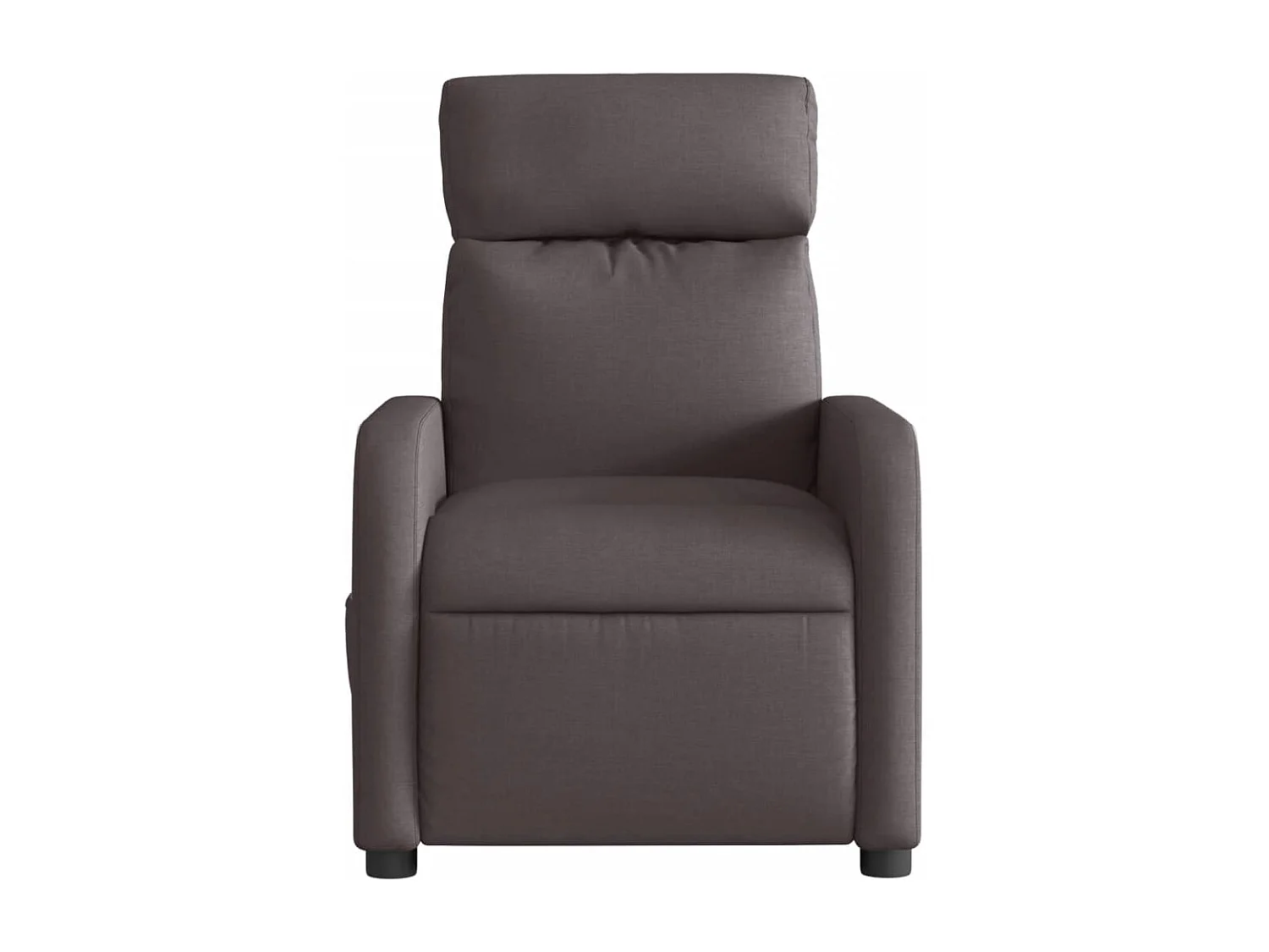 Fauteuil relax TV fonction tissu marron 66 x 89.5 x 95.5 cm DEC028417