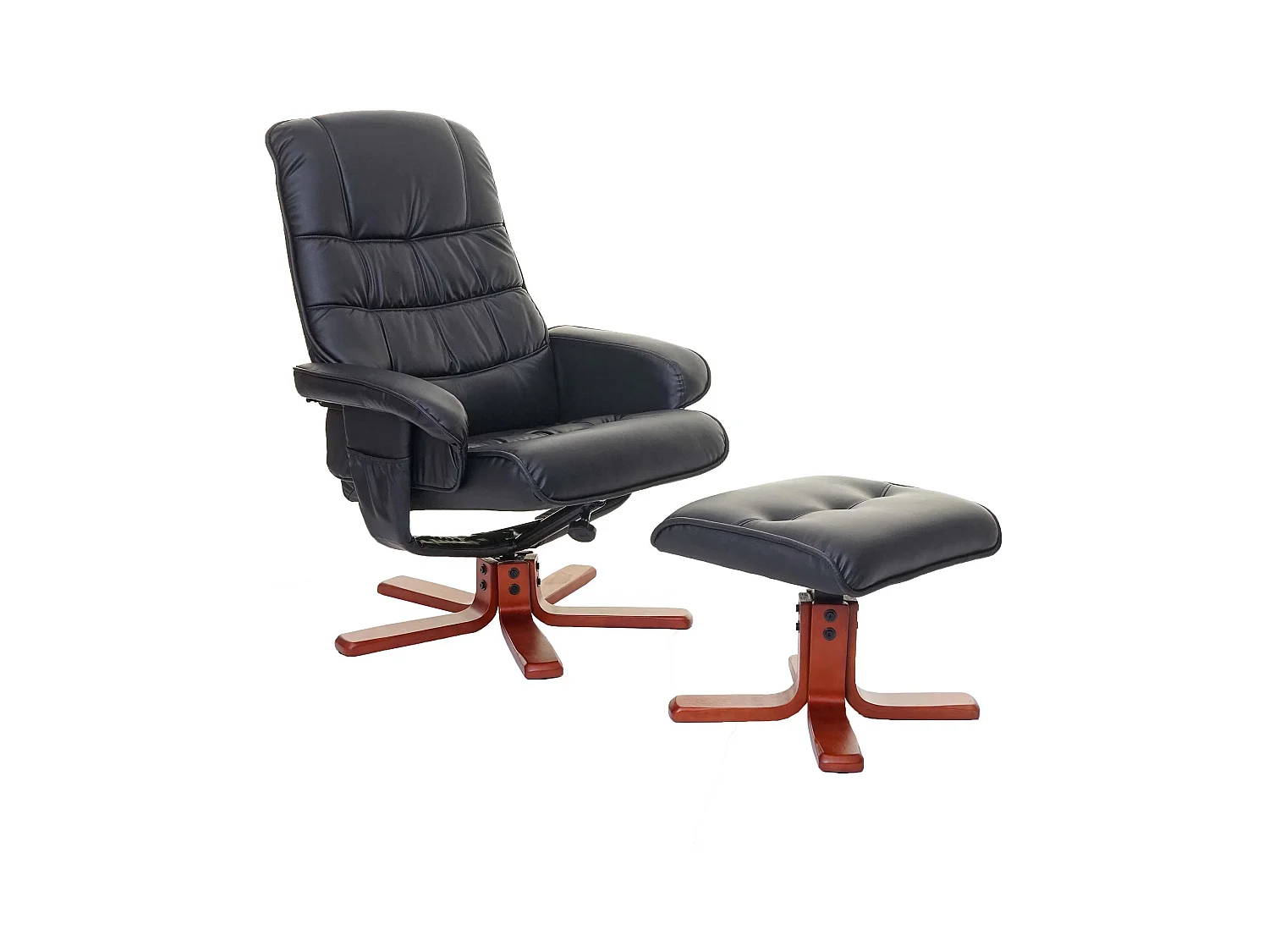 Fauteuil de relaxation TV noire 80 x 110 x 103 cm 04_0002043