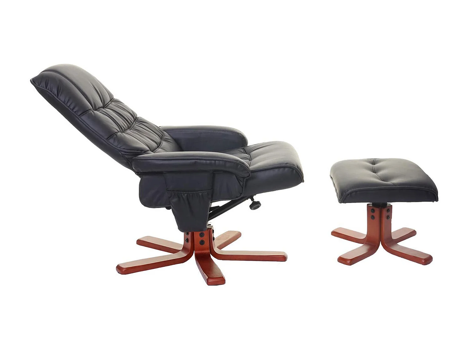 Fauteuil de relaxation TV noire 80 x 110 x 103 cm 04_0002043