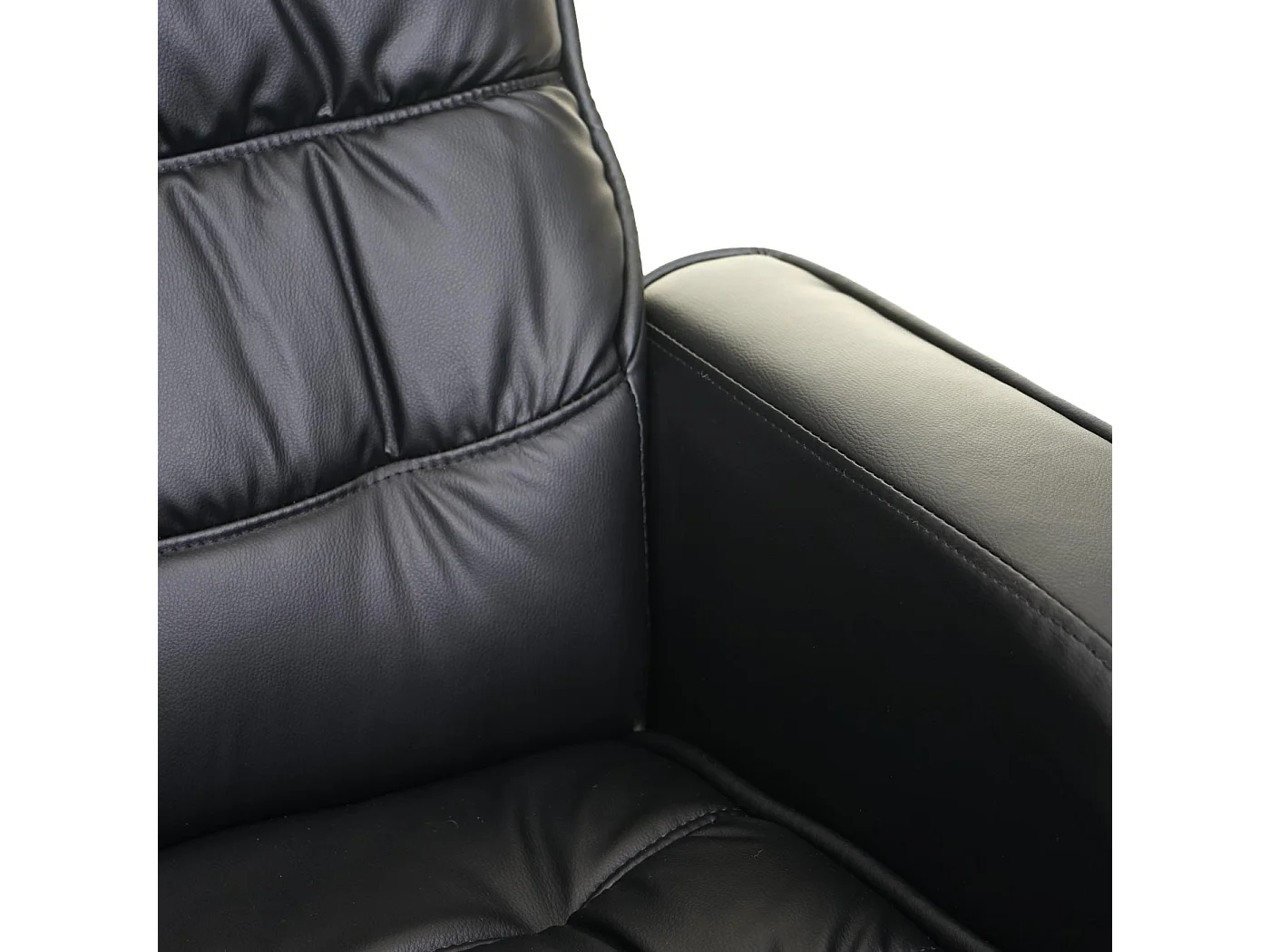 Fauteuil de relaxation TV noire 80 x 110 x 103 cm 04_0002043