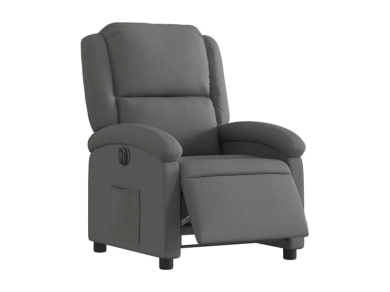 Fauteuil relax TV fonction tissu grise 71 x 86.5 x 99.5 cm DEC028338