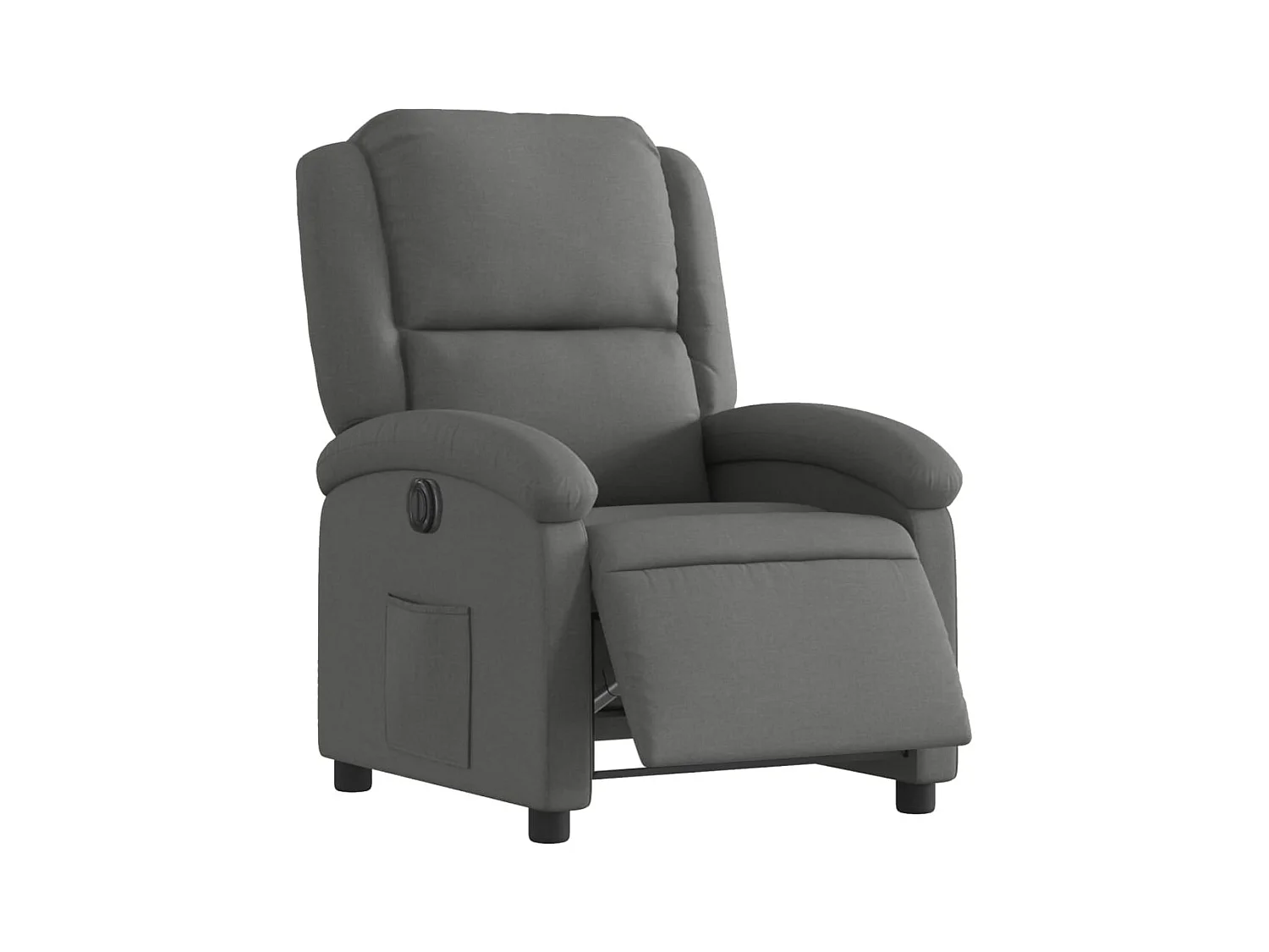 Fauteuil relax TV fonction tissu grise 71 x 86.5 x 99.5 cm DEC028338