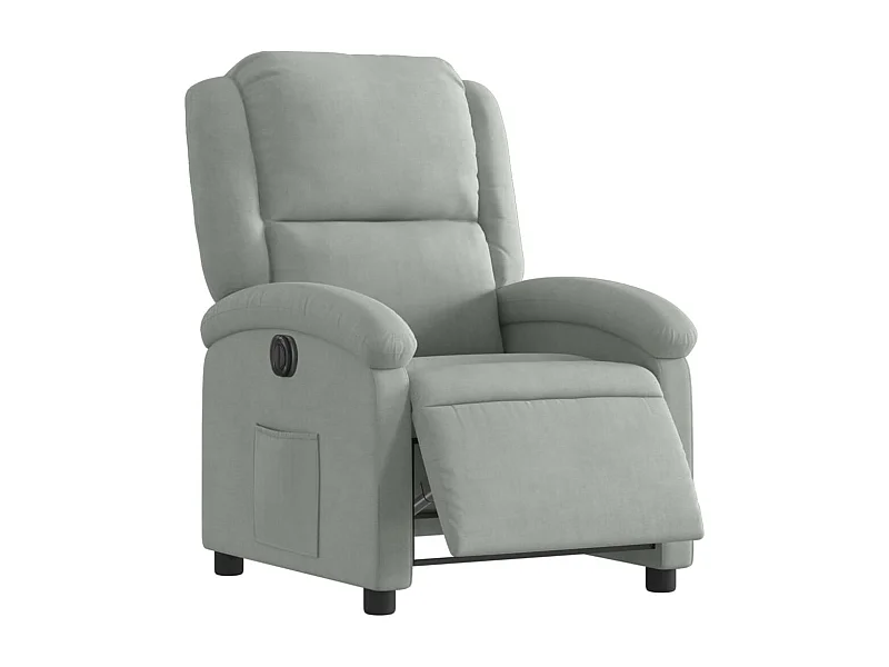 Fauteuil relax TV fonction grise 71 x 86.5 x 99.5 cm DEC028331