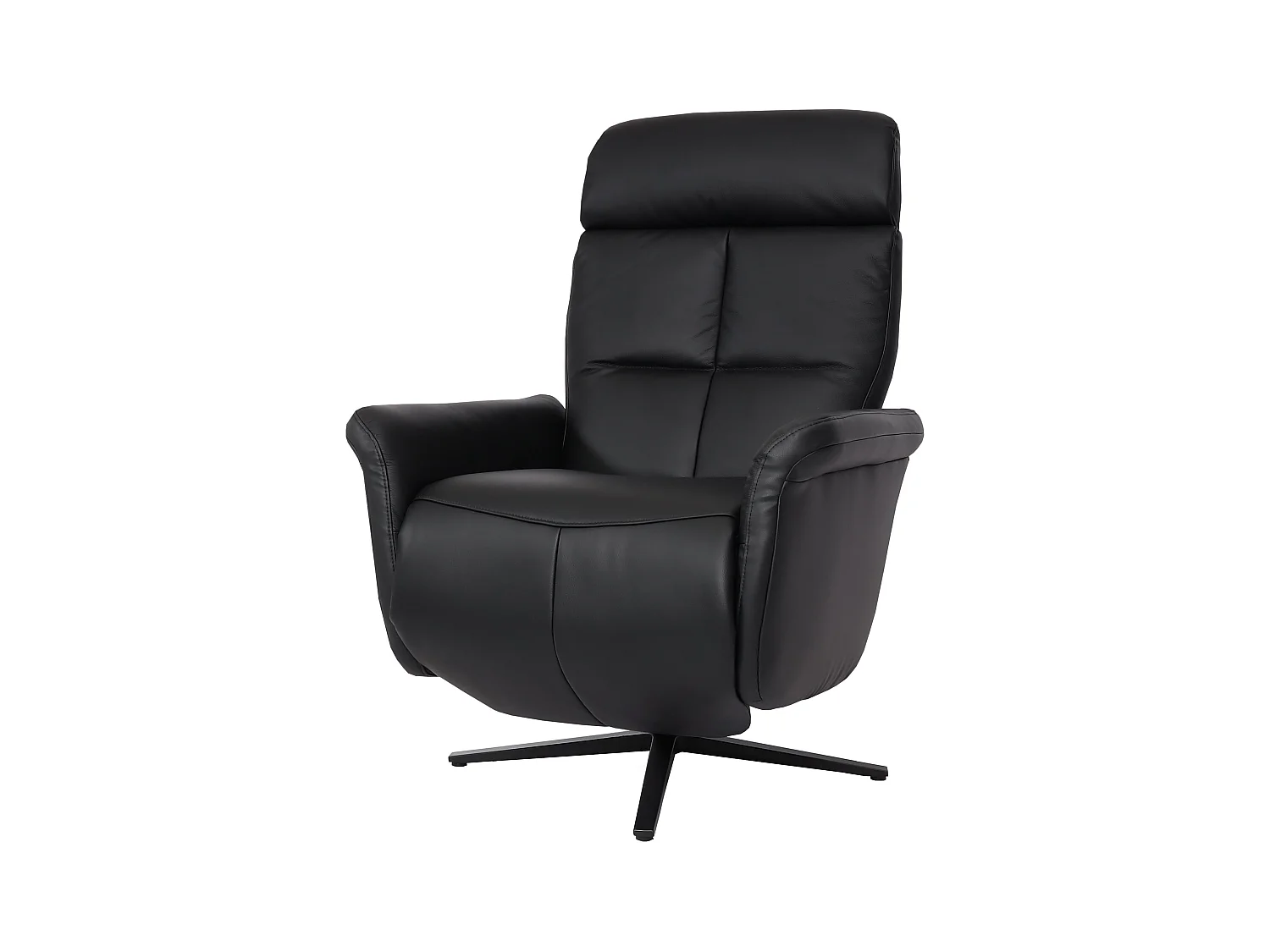 Fauteuil de relaxation tv cuir noire 77 x 60 x 90 cm 04_0006830