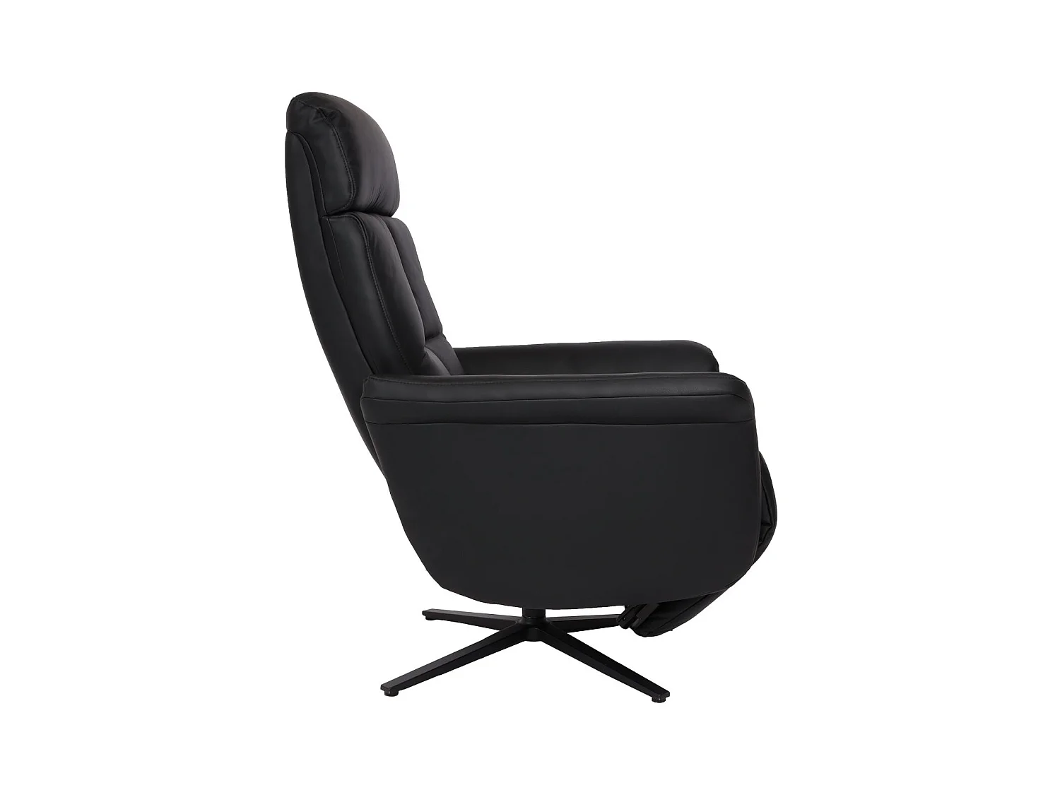 Fauteuil de relaxation tv cuir noire 77 x 60 x 90 cm 04_0006830