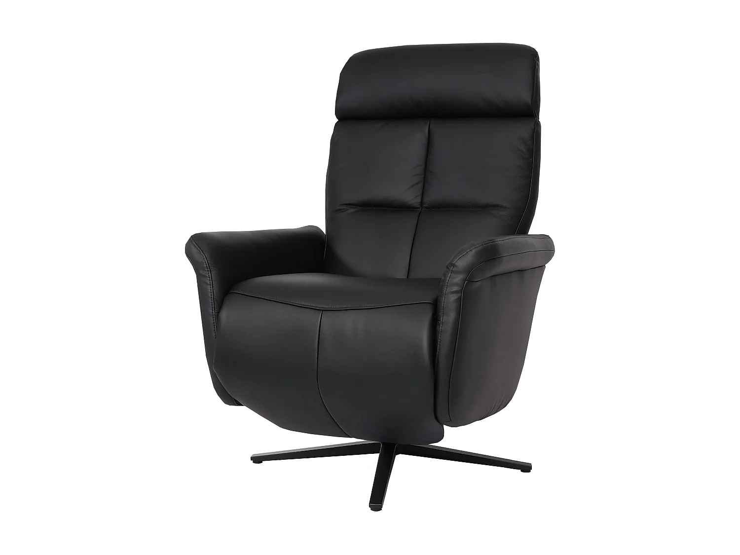 Fauteuil de relaxation tv cuir noire 77 x 60 x 90 cm 04_0006830