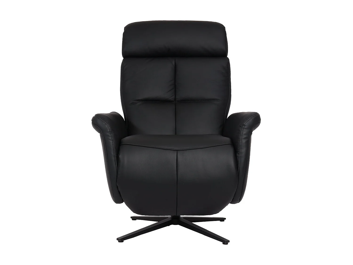 Fauteuil de relaxation tv cuir noire 77 x 60 x 90 cm 04_0006830