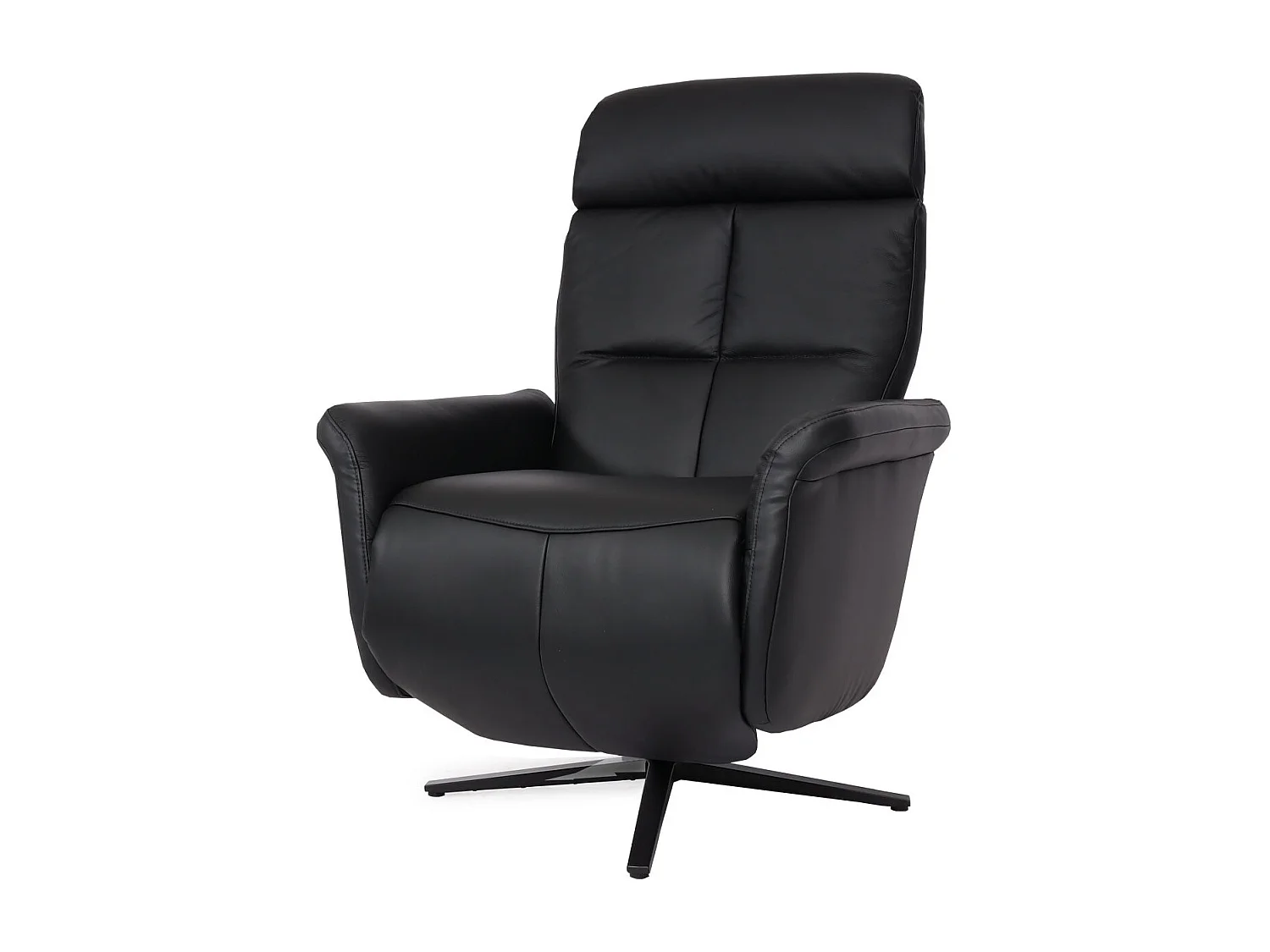 Fauteuil de relaxation tv cuir noire 77 x 60 x 90 cm 04_0006830