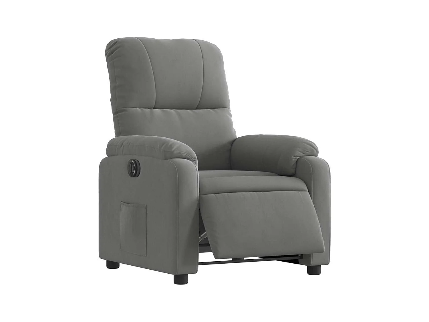 Fauteuil relax TV fonction tissu grise 75 x 89.5 x 103.5 cm DEC028367
