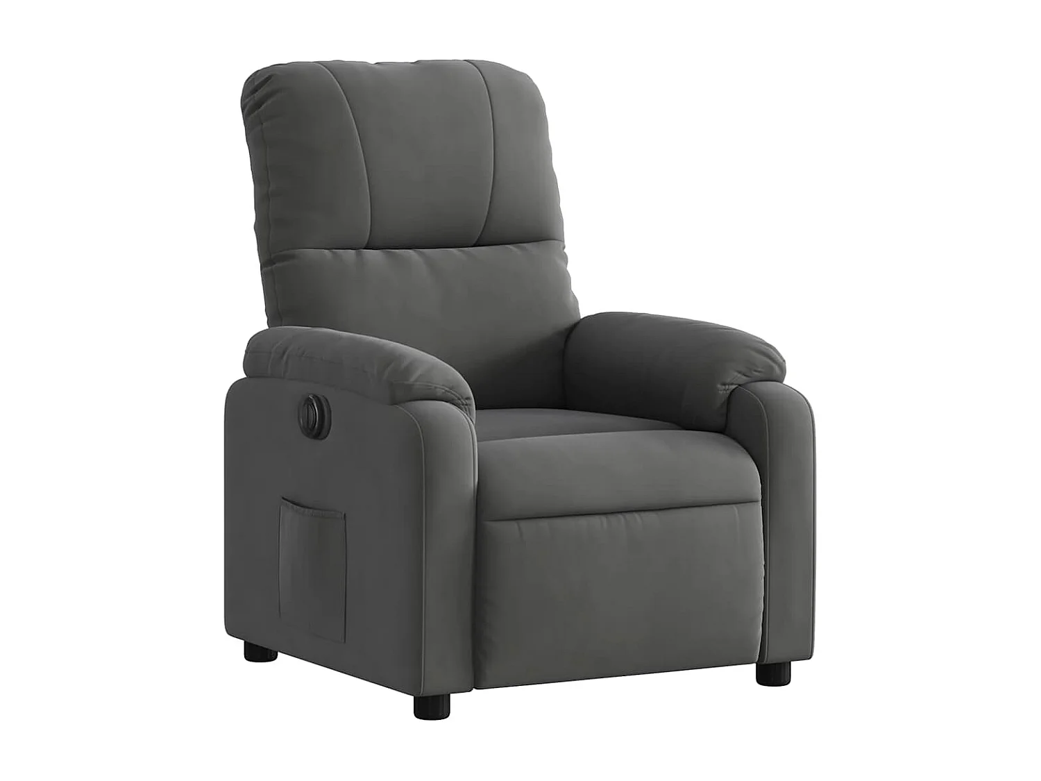 Fauteuil relax TV fonction tissu grise 75 x 89.5 x 103.5 cm DEC028367