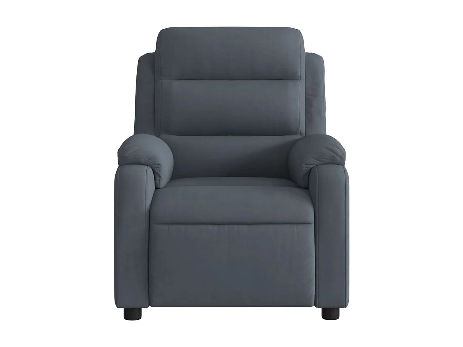 Fauteuil relax TV rembourrage grise 75 x 92.5 x 100 cm DEC027964