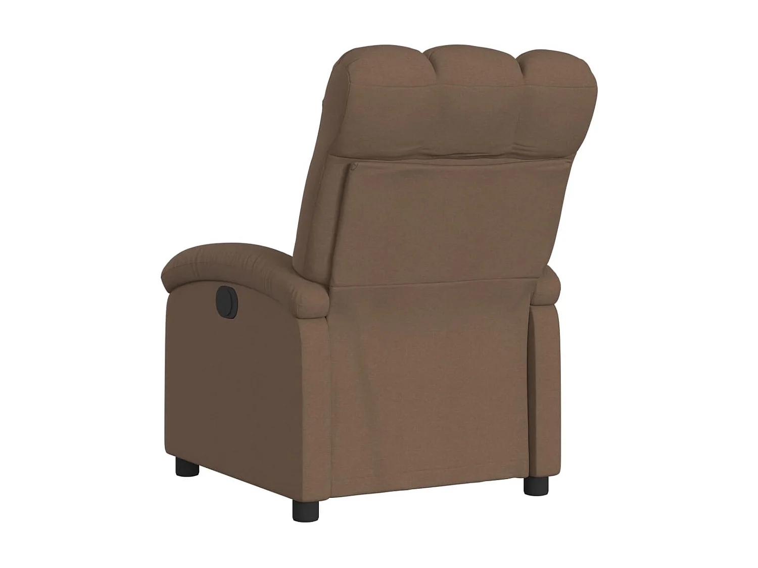 Fauteuil relax TV rembourrage tissu marron 70 x 93 x 101 cm DEC028035