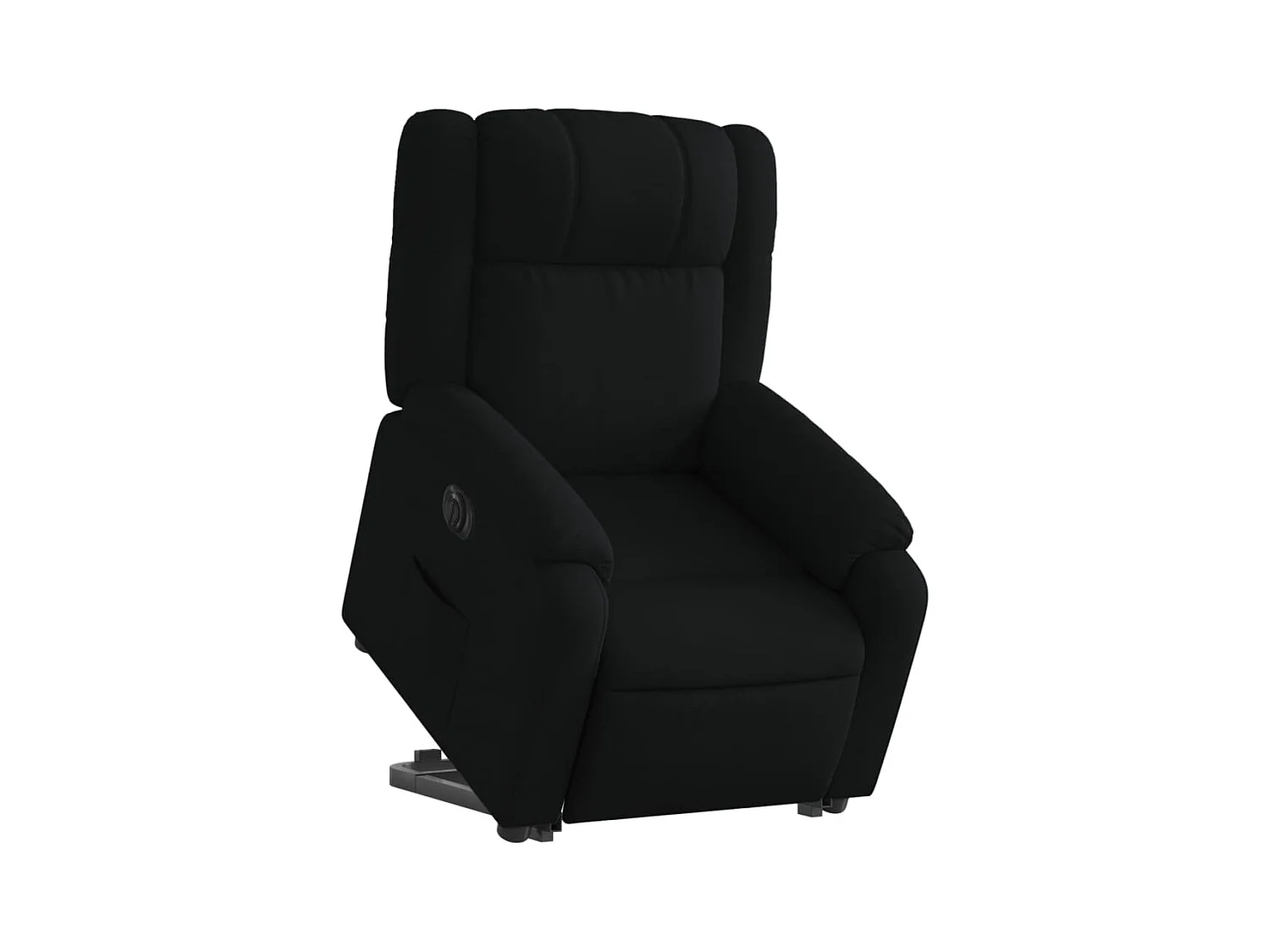 Fauteuil relax TV fonction tissu noire 77 x 95 x 99 cm DEC028492