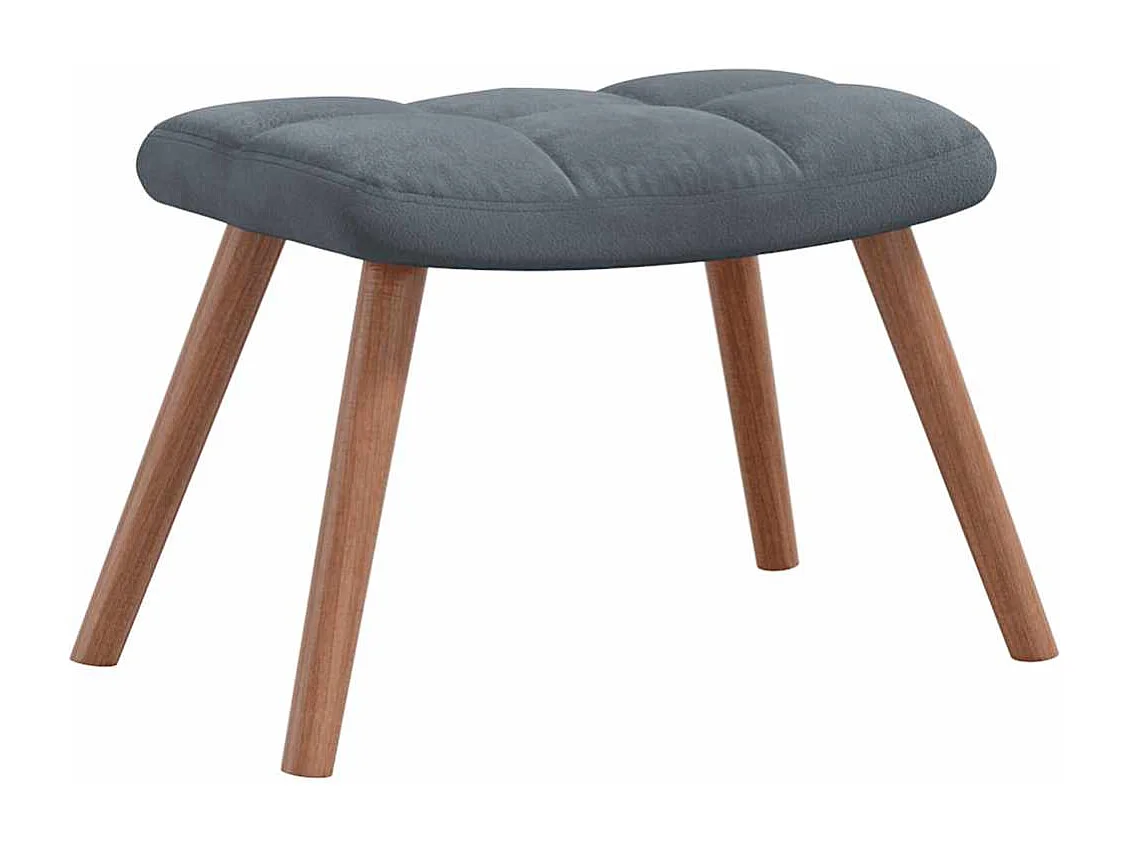 Fauteuil lounge chaise de grise 61.5 x 69 x 95.5 cm DEC026523