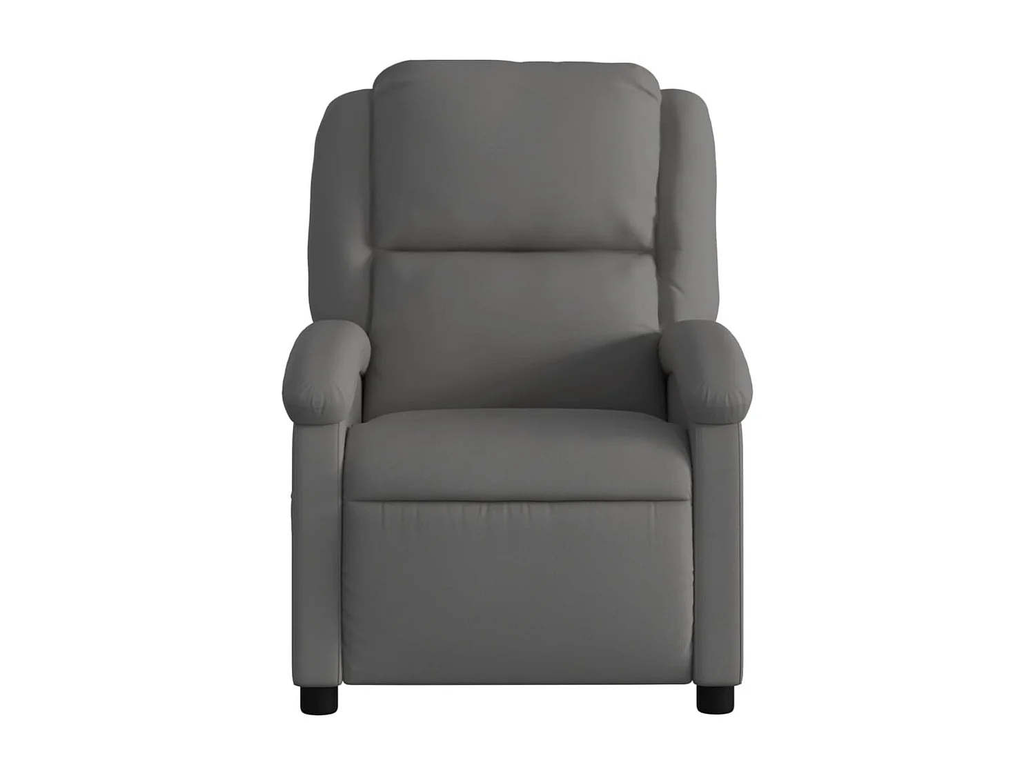 Fauteuil relax TV fonction cuir grise 71 x 86.5 x 99.5 cm DEC028336