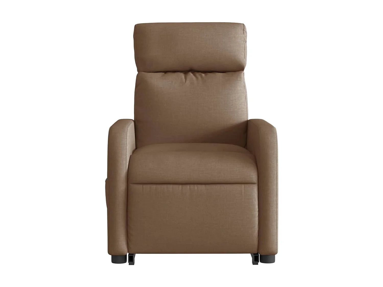 Fauteuil relax TV fonction tissu marron 66 x 89.5 x 95.5 cm DEC028453