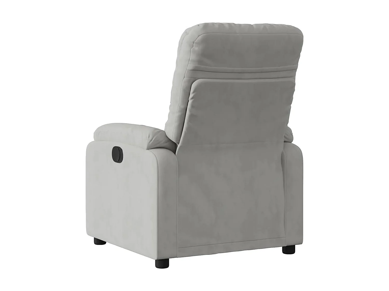 Fauteuil relax TV fonction tissu grise 75 x 89.5 x 103.5 cm DEC028329