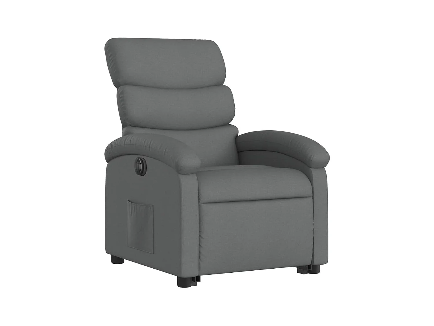 Fauteuil relax TV fonction tissu grise 70 x 92 x 99.5 cm DEC028362