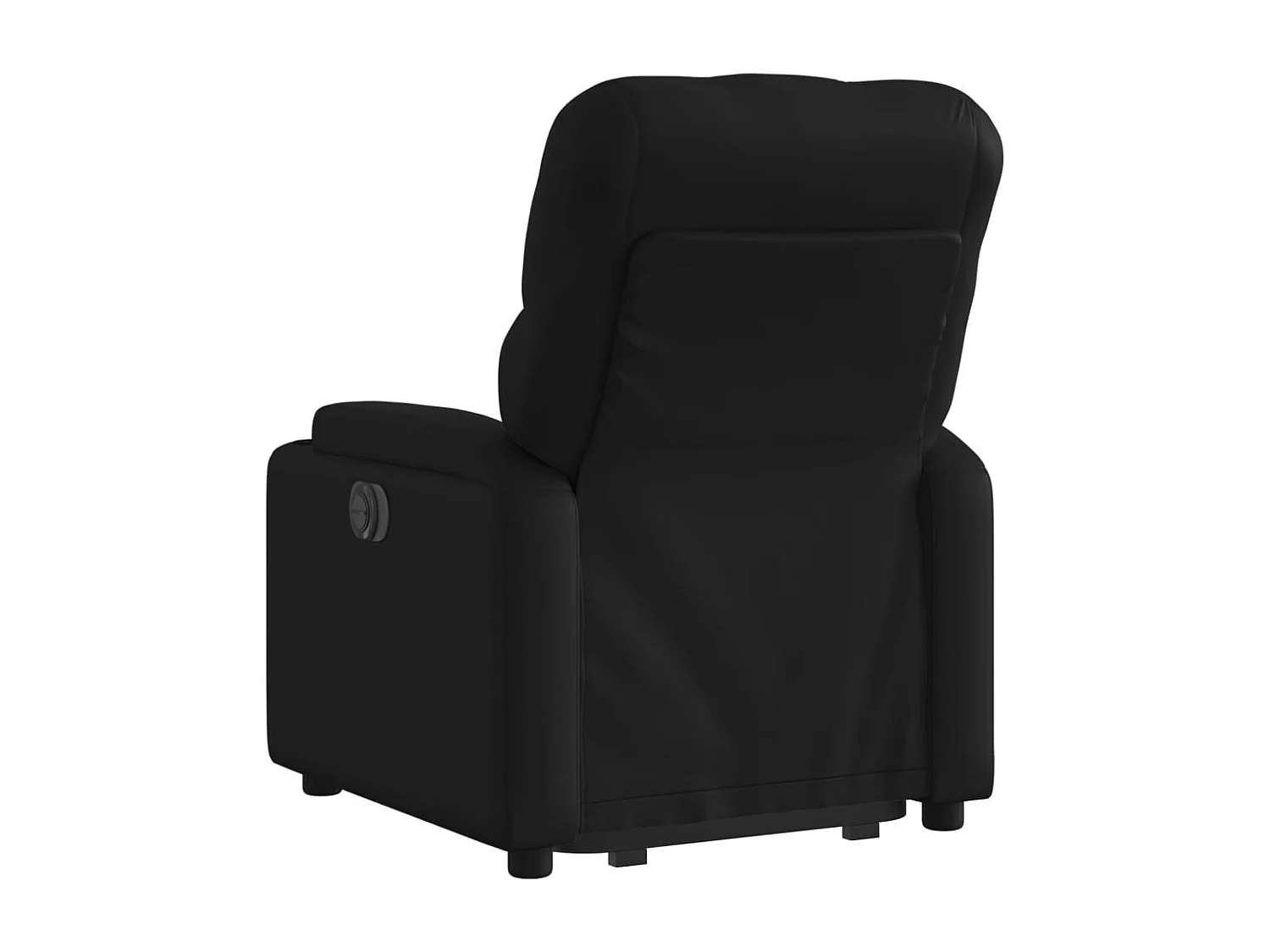 Fauteuil relax TV fonction PVC noire 74 x 86.5 x 93.5 cm DEC028476