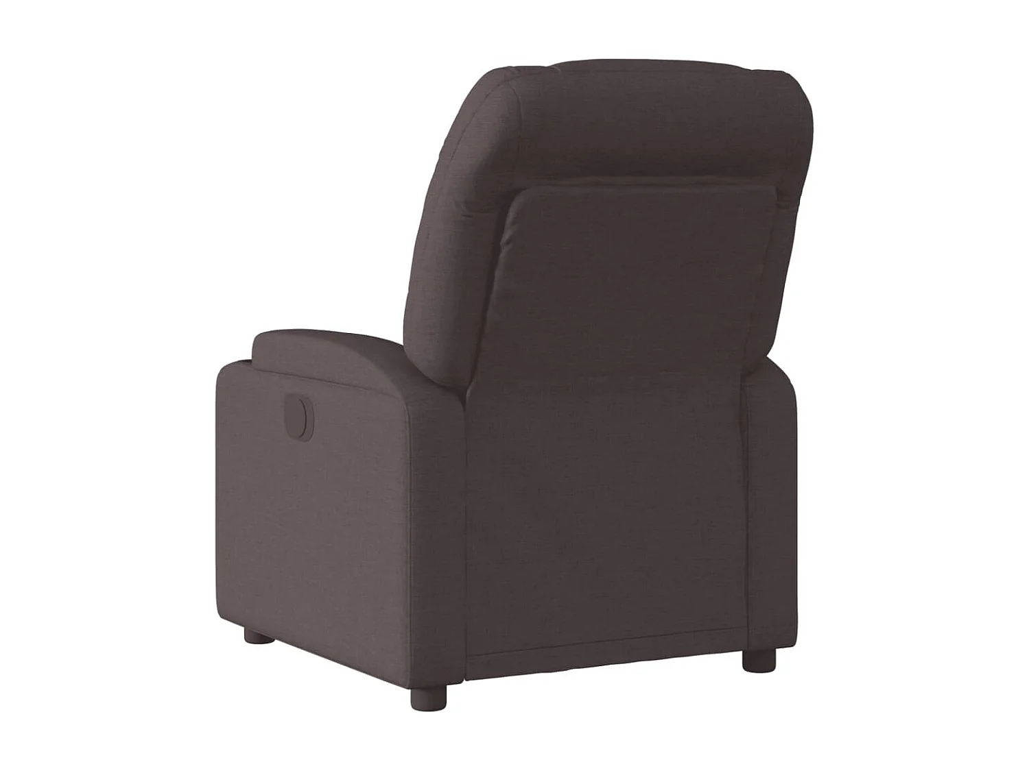Fauteuil relax TV fonction tissu marron 74 x 89 x 100 cm DEC028406