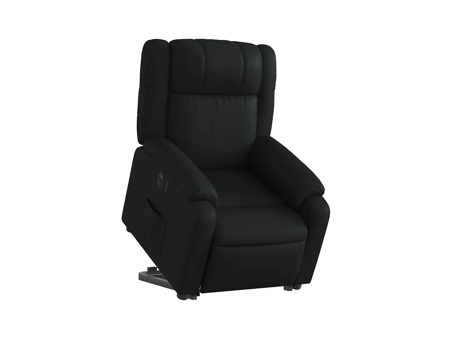 Fauteuil relax TV fonction PVC noire 77 x 95 x 99 cm DEC028461