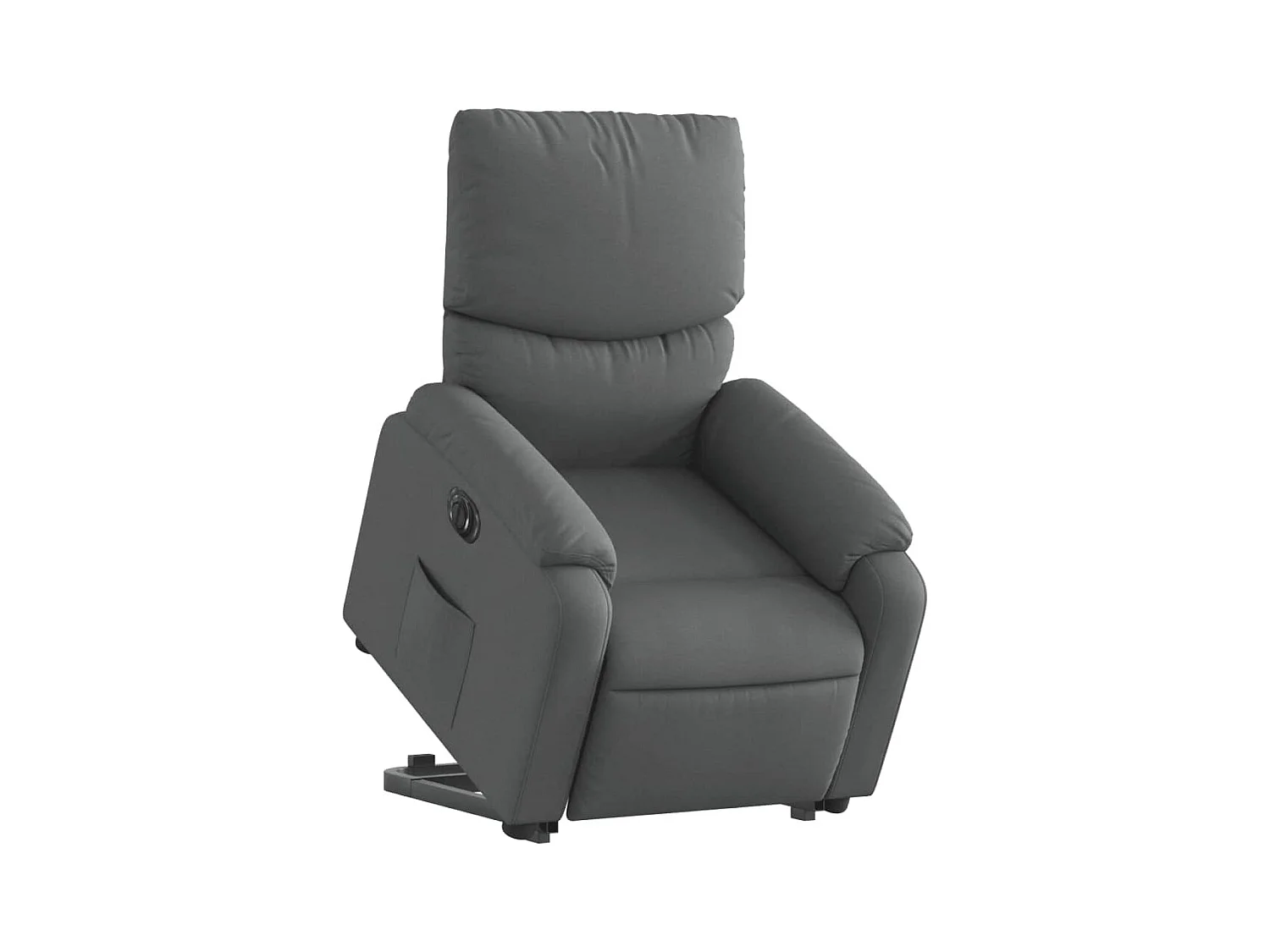 Fauteuil relax TV fonction tissu grise 75 x 99 x 99 cm DEC028352