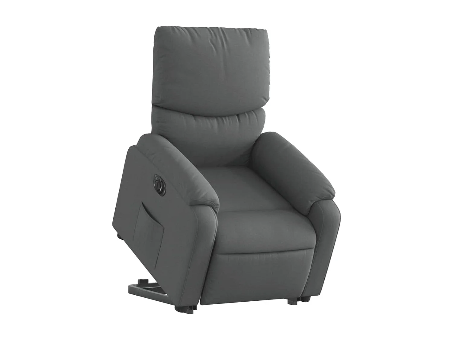 Fauteuil relax TV fonction tissu grise 75 x 99 x 99 cm DEC028352