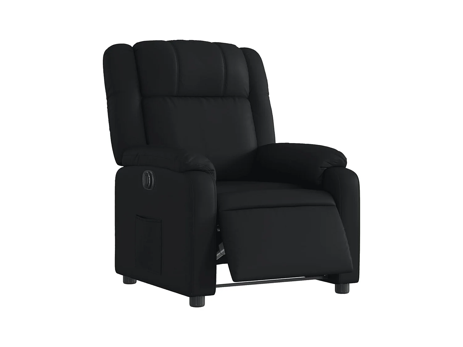 Fauteuil relax TV fonction PVC noire 77 x 95 x 99 cm DEC028472