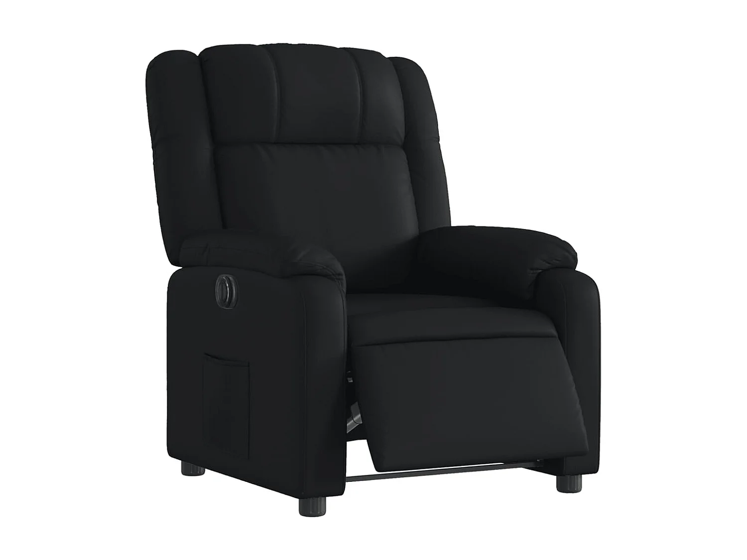 Fauteuil relax TV fonction PVC noire 77 x 95 x 99 cm DEC028472
