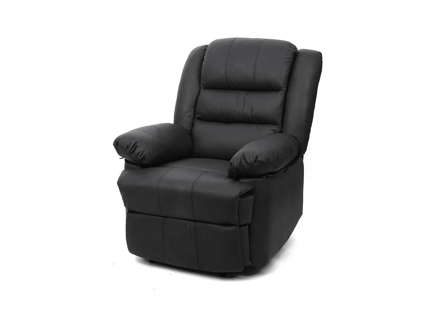 Fauteuil TV inclinable large cuir noire 87 x 150 x 101 cm 04_0006884