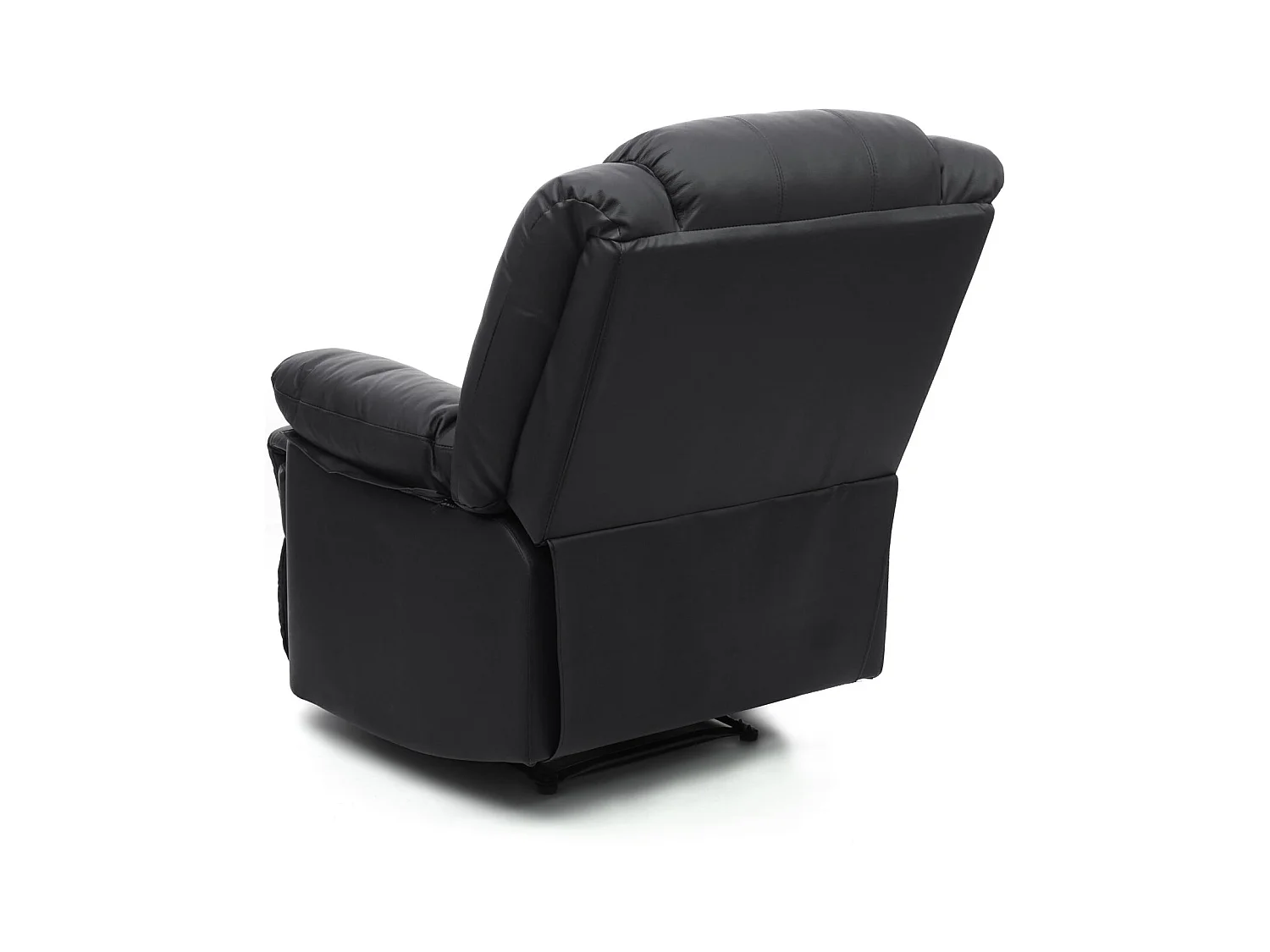 Fauteuil TV inclinable large cuir noire 87 x 150 x 101 cm 04_0006884