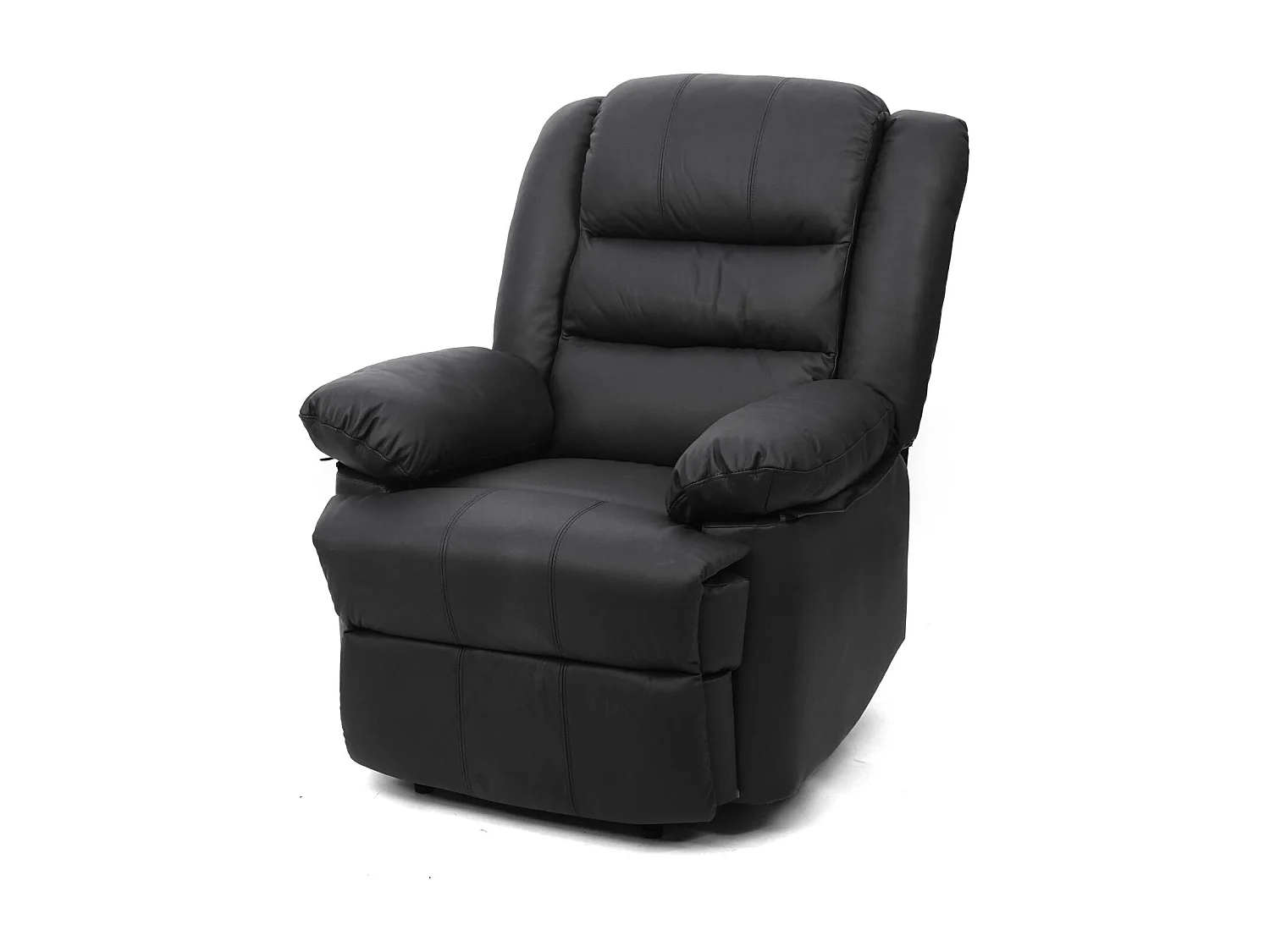 Fauteuil TV inclinable large cuir noire 87 x 150 x 101 cm 04_0006884