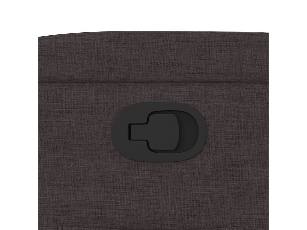 Fauteuil relax TV rembourrage tissu marron 74 x 89 x 100 cm DEC028015