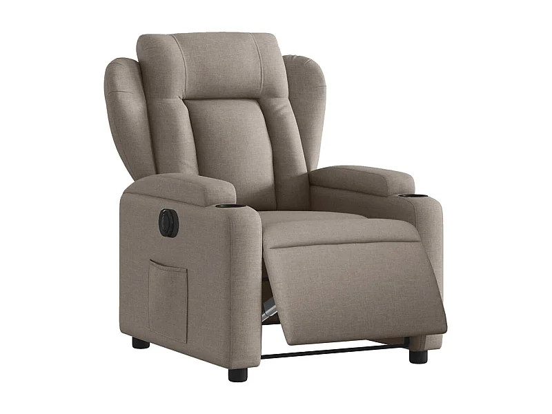 Fauteuil relax TV fonction tissu 77 x 94.5 x 100 cm DEC028571