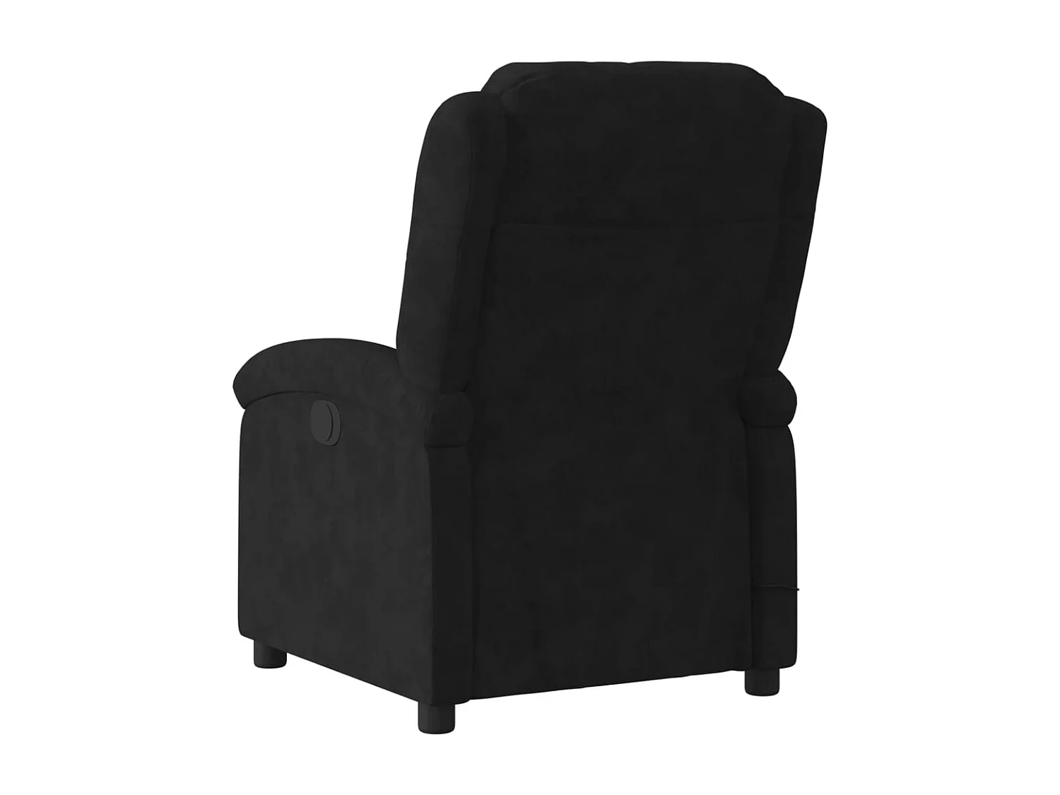 Fauteuil relax TV rembourrage noire 71 x 86.5 x 99.5 cm DEC028124