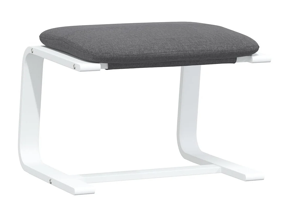 Fauteuil lounge chaise de tissu grise 59 x 82 x 98 cm DEC026520