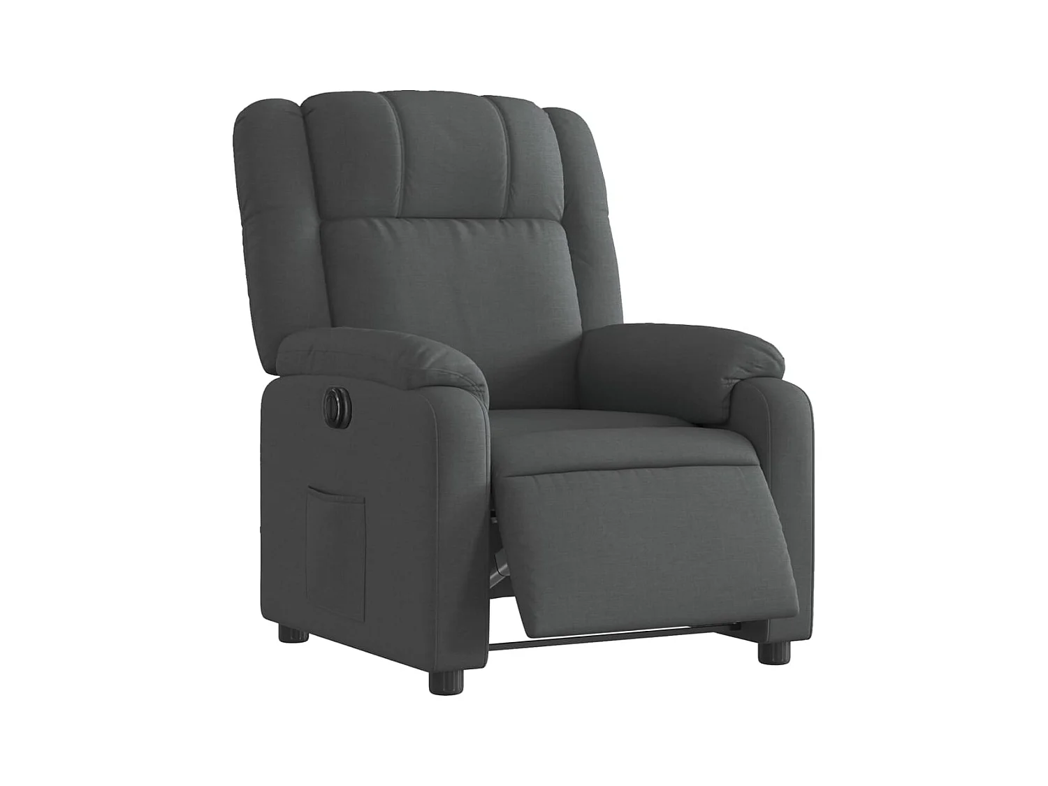 Fauteuil relax TV fonction tissu grise 77 x 95 x 99 cm DEC028340