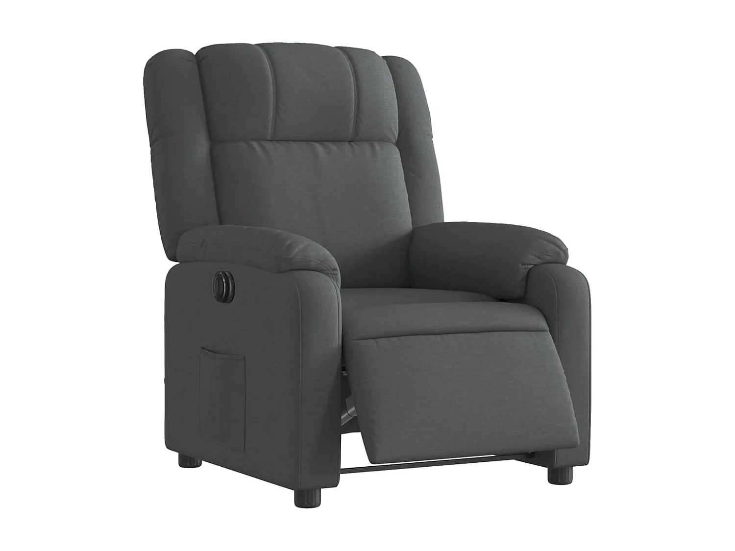 Fauteuil relax TV fonction tissu grise 77 x 95 x 99 cm DEC028340